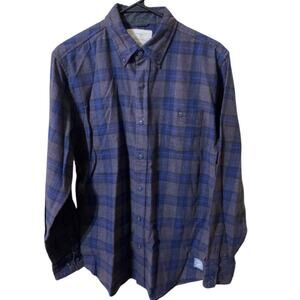 Weatherproof Vintage Mens Long Sleeve Plaid Button Up. Size Small